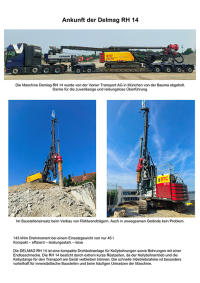 Delmag RH 14 — Ankunft in der Schweiz